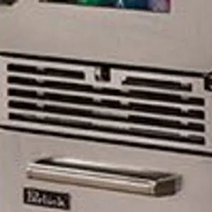 Close-up of a white air vent with a handle below it.