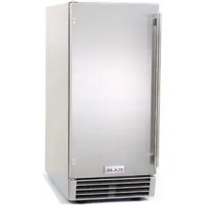 Stainless steel commercial refrigeration unit with a sleek handle.
