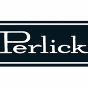 Perlick logo with a dark background and silver text.